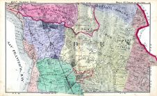 Farm Ownership Map 003, Eden, Brooklyn, Rancho San Antonio, Sobrante Rancho, Lorenzo, Rancho San Leandro, Alameda County 1878